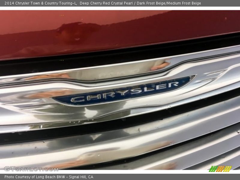 Deep Cherry Red Crystal Pearl / Dark Frost Beige/Medium Frost Beige 2014 Chrysler Town & Country Touring-L