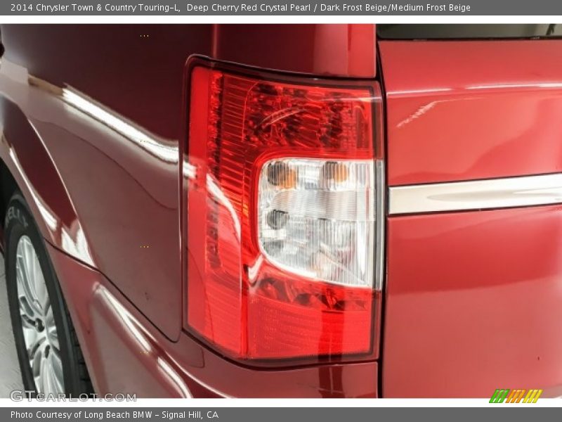 Deep Cherry Red Crystal Pearl / Dark Frost Beige/Medium Frost Beige 2014 Chrysler Town & Country Touring-L
