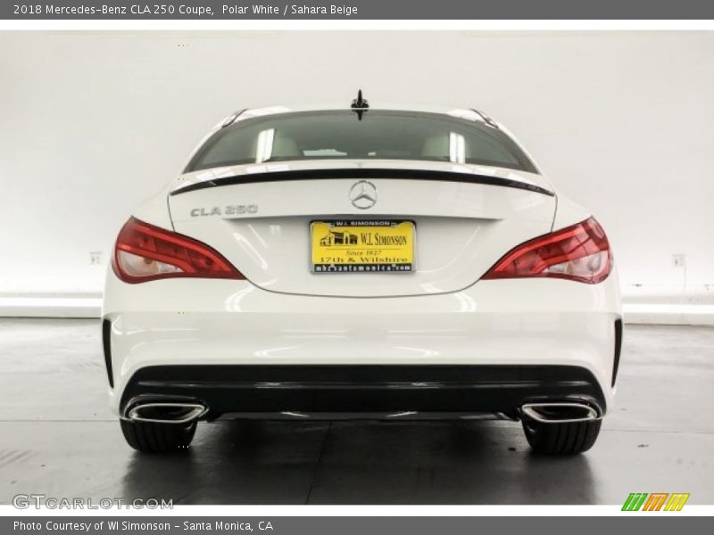 Polar White / Sahara Beige 2018 Mercedes-Benz CLA 250 Coupe