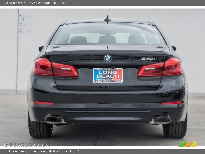 Jet Black / Black 2018 BMW 5 Series 540i Sedan
