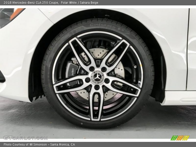 Polar White / Sahara Beige 2018 Mercedes-Benz CLA 250 Coupe