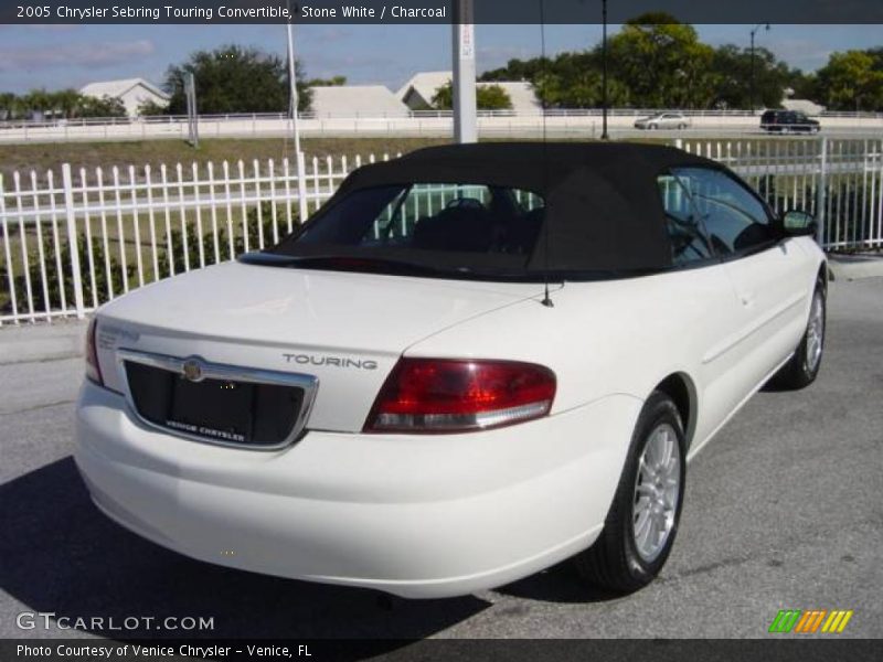 Stone White / Charcoal 2005 Chrysler Sebring Touring Convertible