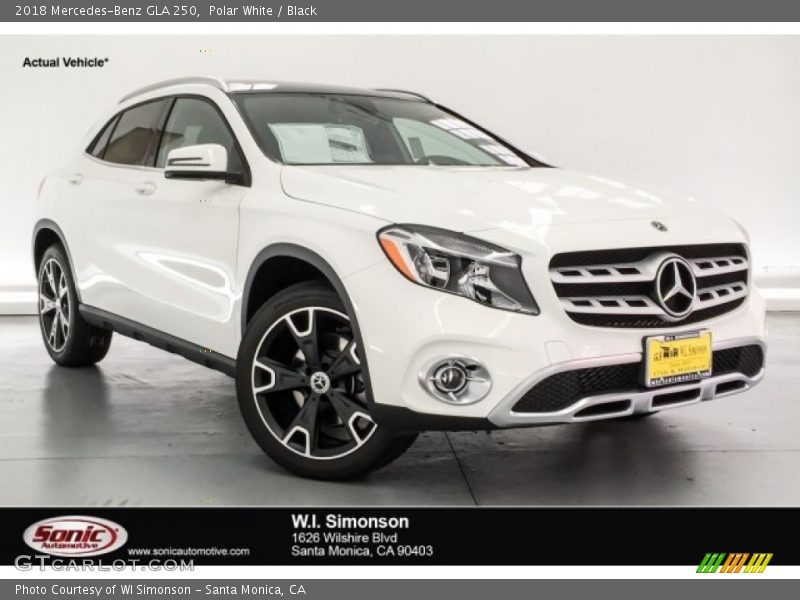 Polar White / Black 2018 Mercedes-Benz GLA 250