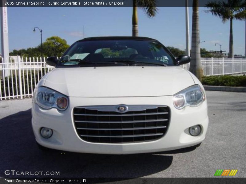 Stone White / Charcoal 2005 Chrysler Sebring Touring Convertible