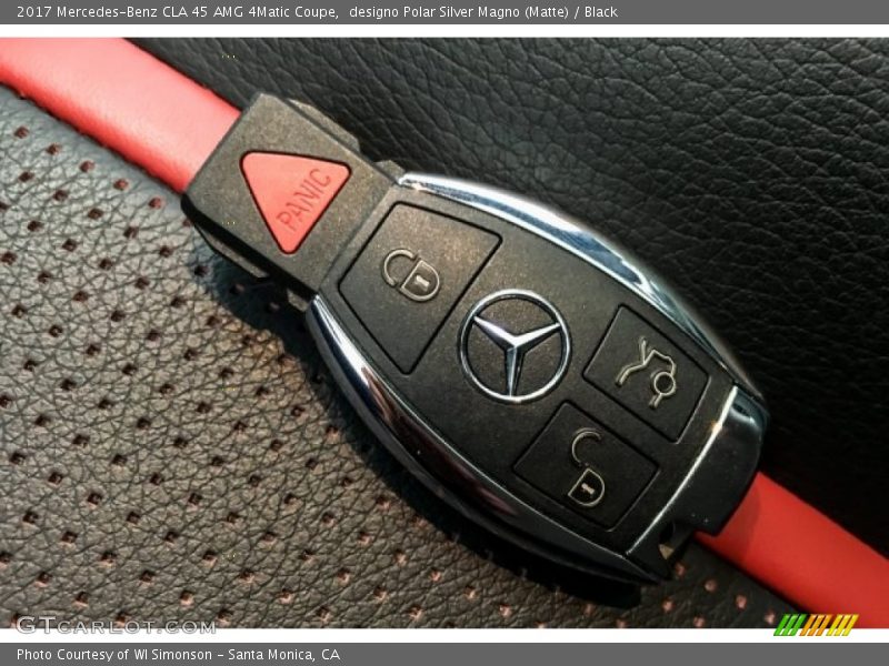 Keys of 2017 CLA 45 AMG 4Matic Coupe