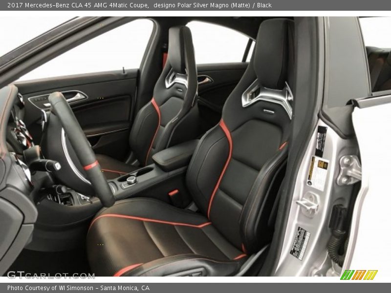 Front Seat of 2017 CLA 45 AMG 4Matic Coupe