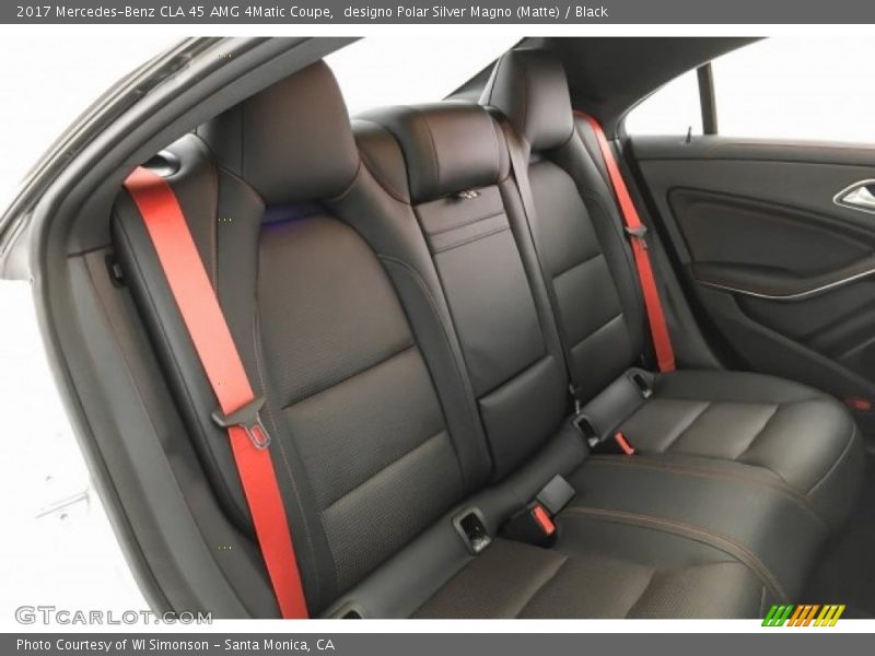 Rear Seat of 2017 CLA 45 AMG 4Matic Coupe