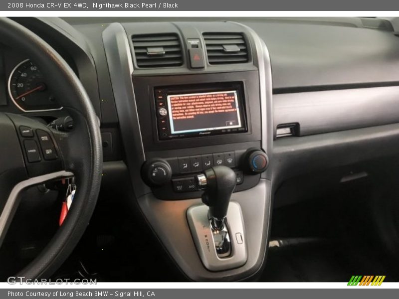 Nighthawk Black Pearl / Black 2008 Honda CR-V EX 4WD