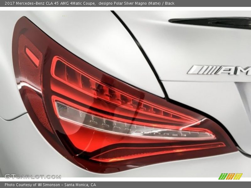 designo Polar Silver Magno (Matte) / Black 2017 Mercedes-Benz CLA 45 AMG 4Matic Coupe