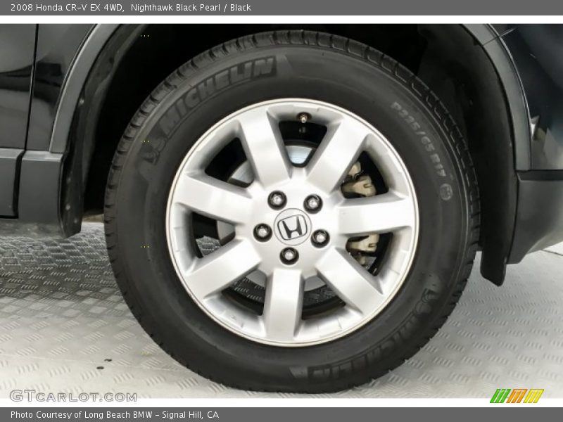 Nighthawk Black Pearl / Black 2008 Honda CR-V EX 4WD