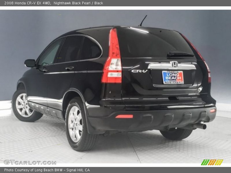 Nighthawk Black Pearl / Black 2008 Honda CR-V EX 4WD
