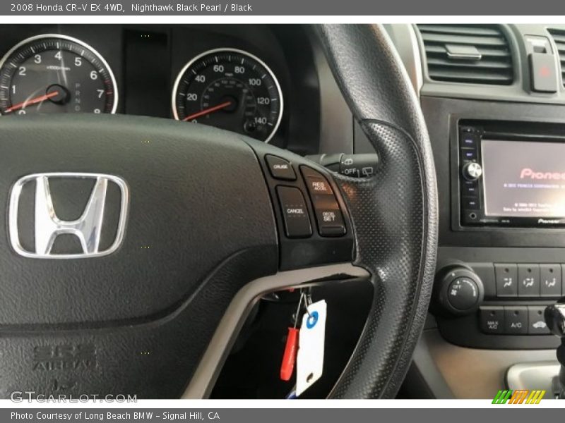 Nighthawk Black Pearl / Black 2008 Honda CR-V EX 4WD