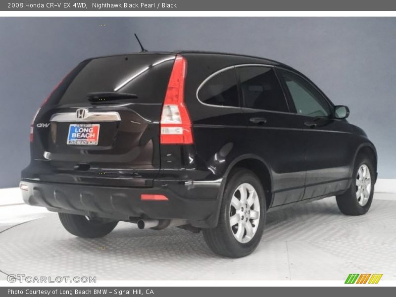 Nighthawk Black Pearl / Black 2008 Honda CR-V EX 4WD