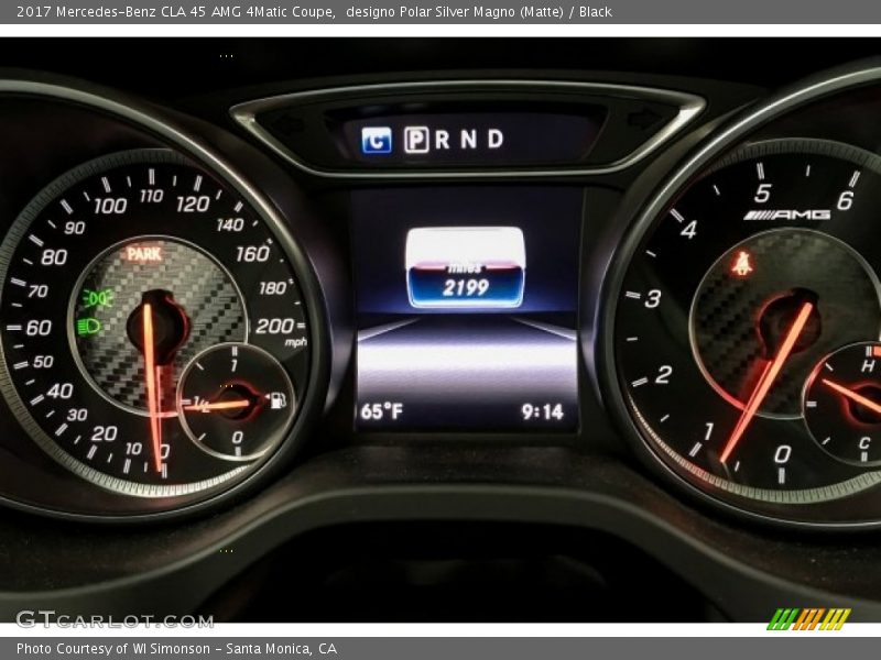  2017 CLA 45 AMG 4Matic Coupe 45 AMG 4Matic Coupe Gauges