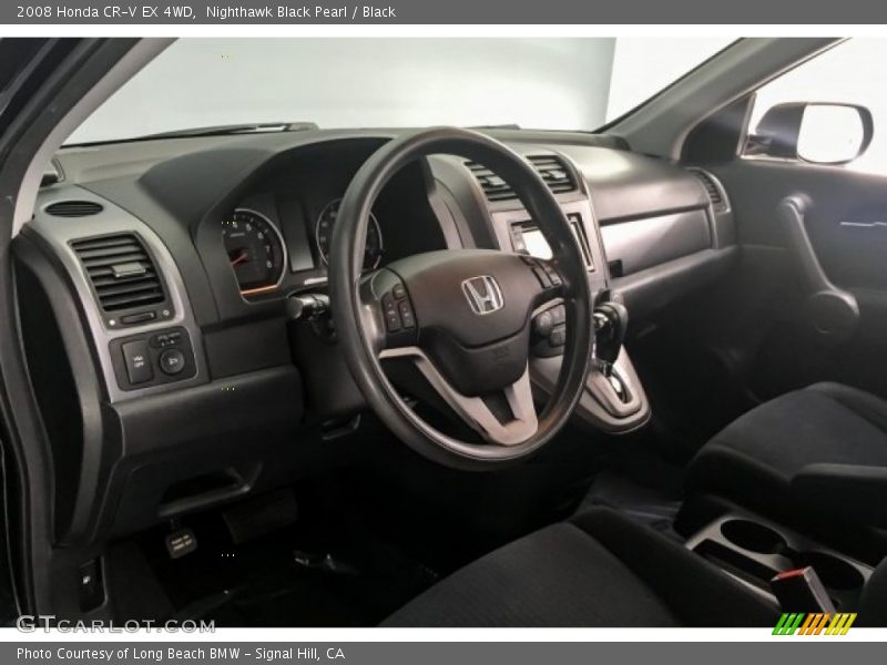 Nighthawk Black Pearl / Black 2008 Honda CR-V EX 4WD