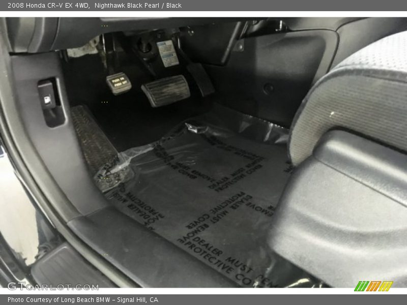 Nighthawk Black Pearl / Black 2008 Honda CR-V EX 4WD