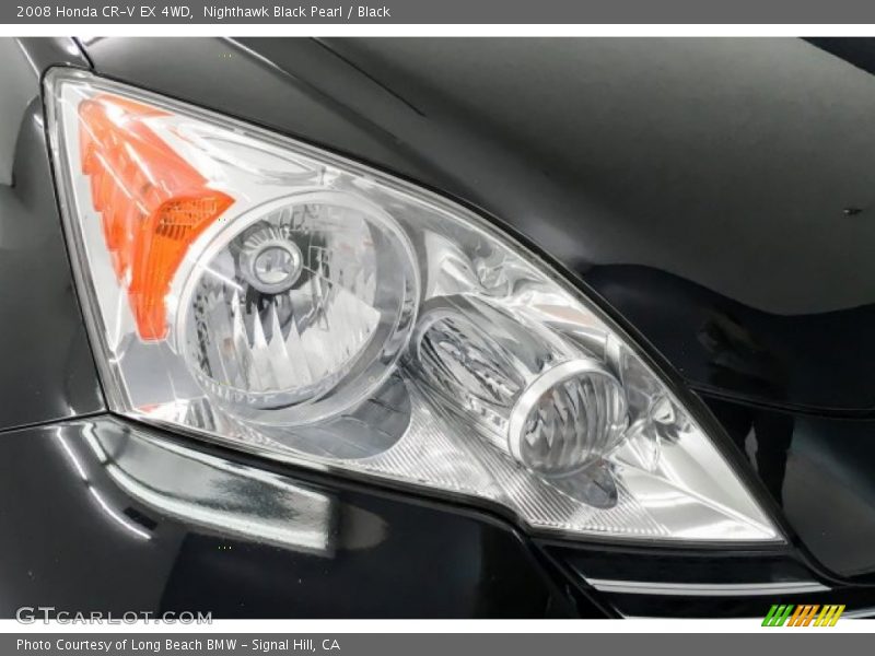 Nighthawk Black Pearl / Black 2008 Honda CR-V EX 4WD
