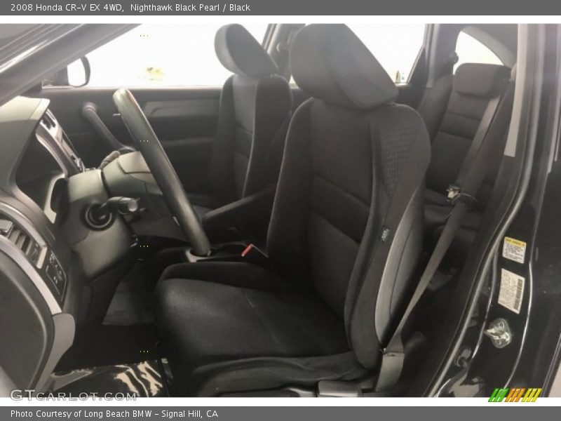 Nighthawk Black Pearl / Black 2008 Honda CR-V EX 4WD