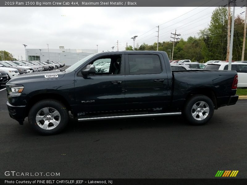 Maximum Steel Metallic / Black 2019 Ram 1500 Big Horn Crew Cab 4x4