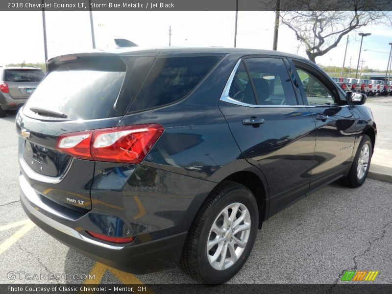 Storm Blue Metallic / Jet Black 2018 Chevrolet Equinox LT