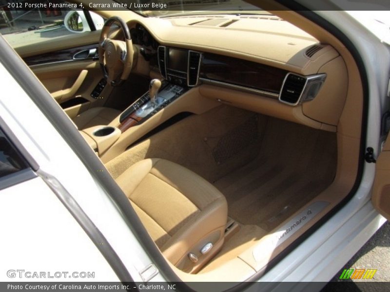 Carrara White / Luxor Beige 2012 Porsche Panamera 4