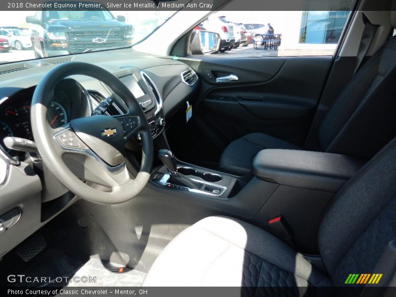 Silver Ice Metallic / Medium Ash Gray 2018 Chevrolet Equinox Premier