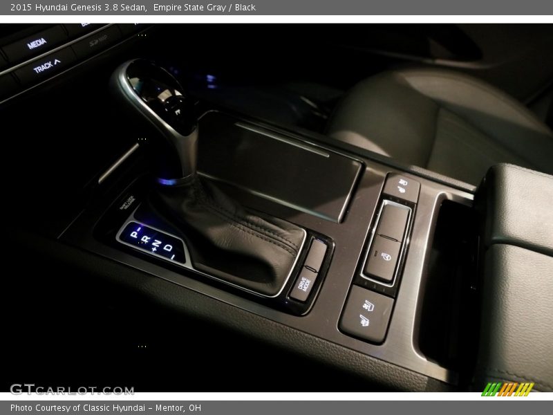 Empire State Gray / Black 2015 Hyundai Genesis 3.8 Sedan