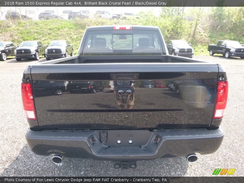 Brilliant Black Crystal Pearl / Black/Diesel Gray 2018 Ram 1500 Express Regular Cab 4x4