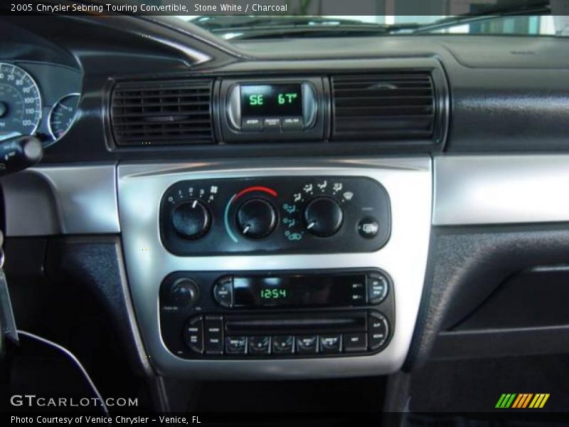 Stone White / Charcoal 2005 Chrysler Sebring Touring Convertible