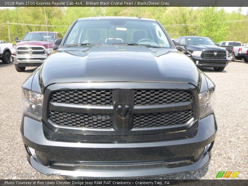 Brilliant Black Crystal Pearl / Black/Diesel Gray 2018 Ram 1500 Express Regular Cab 4x4