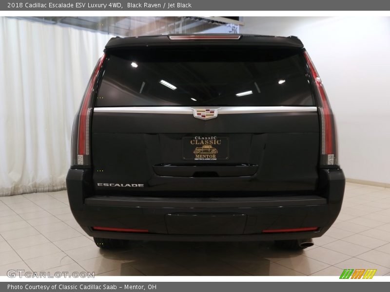 Black Raven / Jet Black 2018 Cadillac Escalade ESV Luxury 4WD