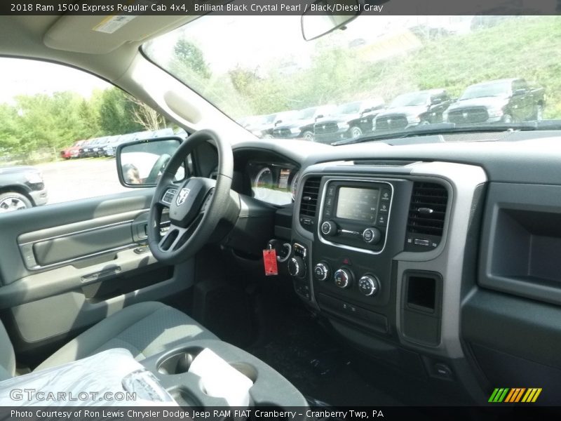 Brilliant Black Crystal Pearl / Black/Diesel Gray 2018 Ram 1500 Express Regular Cab 4x4