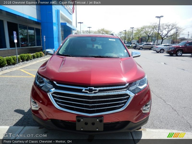 Cajun Red Tintcoat / Jet Black 2018 Chevrolet Equinox Premier AWD