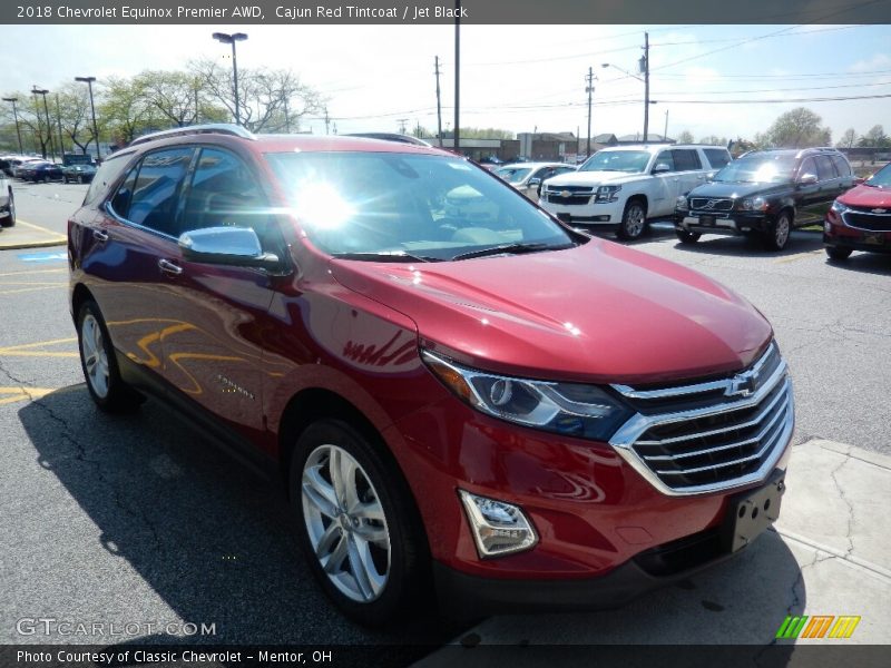 Cajun Red Tintcoat / Jet Black 2018 Chevrolet Equinox Premier AWD