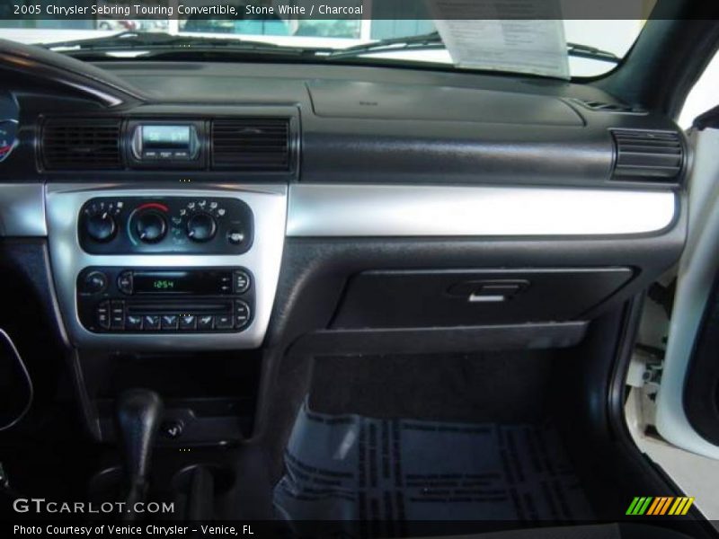 Stone White / Charcoal 2005 Chrysler Sebring Touring Convertible