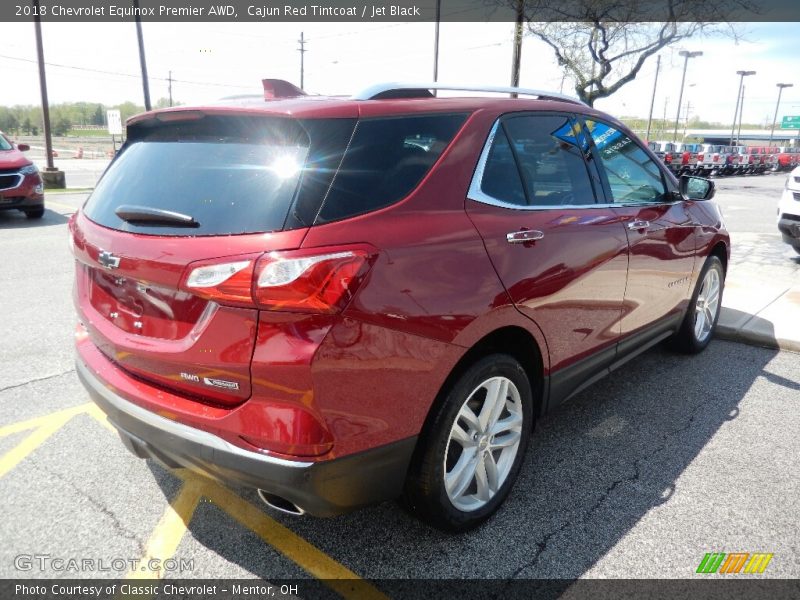 Cajun Red Tintcoat / Jet Black 2018 Chevrolet Equinox Premier AWD