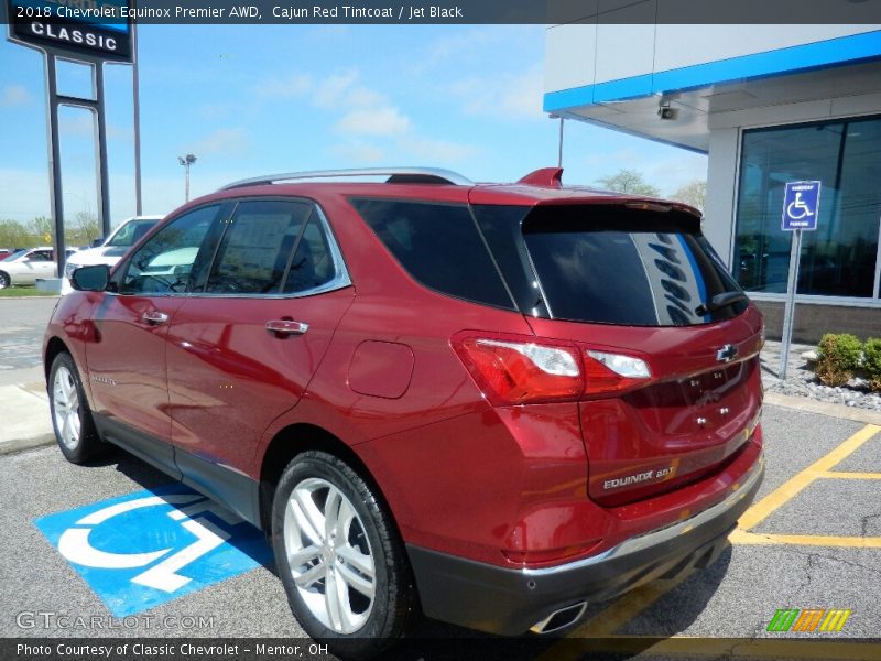 Cajun Red Tintcoat / Jet Black 2018 Chevrolet Equinox Premier AWD