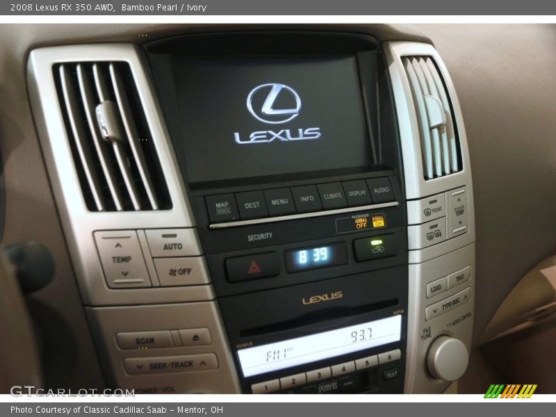 Bamboo Pearl / Ivory 2008 Lexus RX 350 AWD