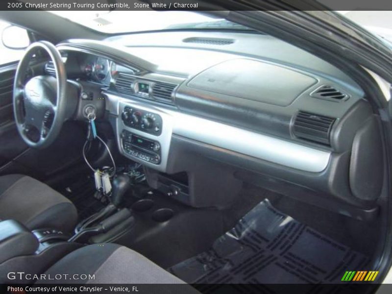 Stone White / Charcoal 2005 Chrysler Sebring Touring Convertible