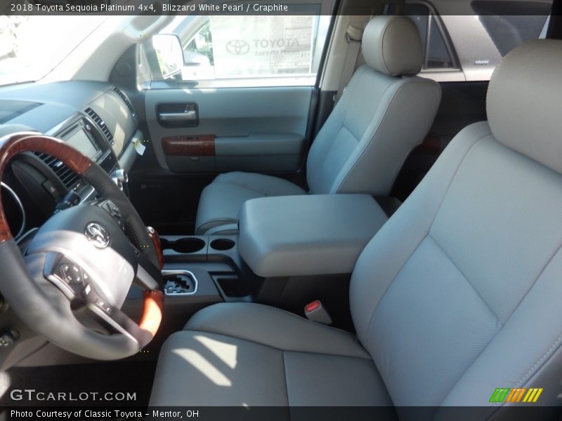  2018 Sequoia Platinum 4x4 Graphite Interior