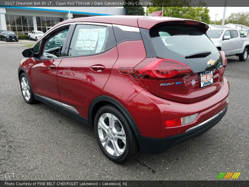 Cajun Red Tintcoat / Dark Galvanized/­Sky Cool Gray 2017 Chevrolet Bolt EV LT