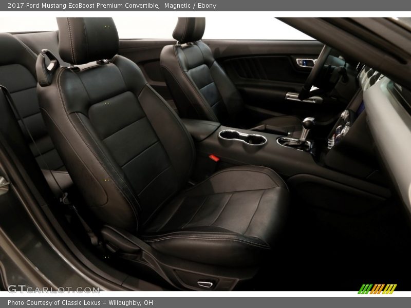Magnetic / Ebony 2017 Ford Mustang EcoBoost Premium Convertible