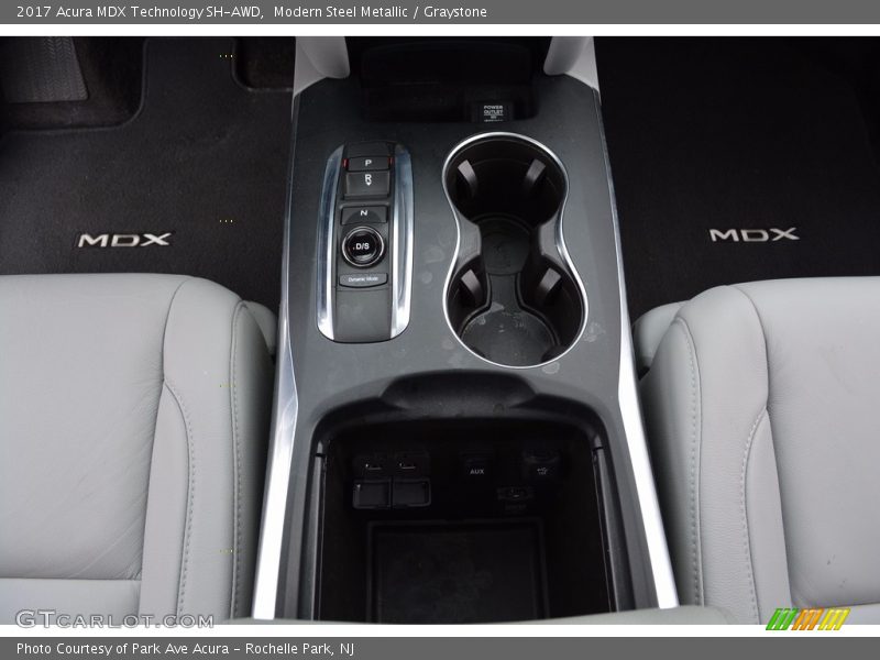 Modern Steel Metallic / Graystone 2017 Acura MDX Technology SH-AWD