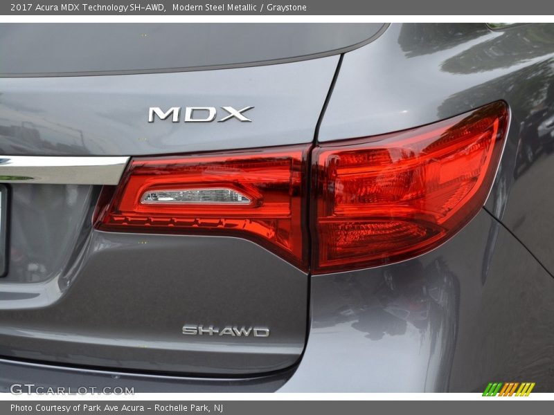 Modern Steel Metallic / Graystone 2017 Acura MDX Technology SH-AWD