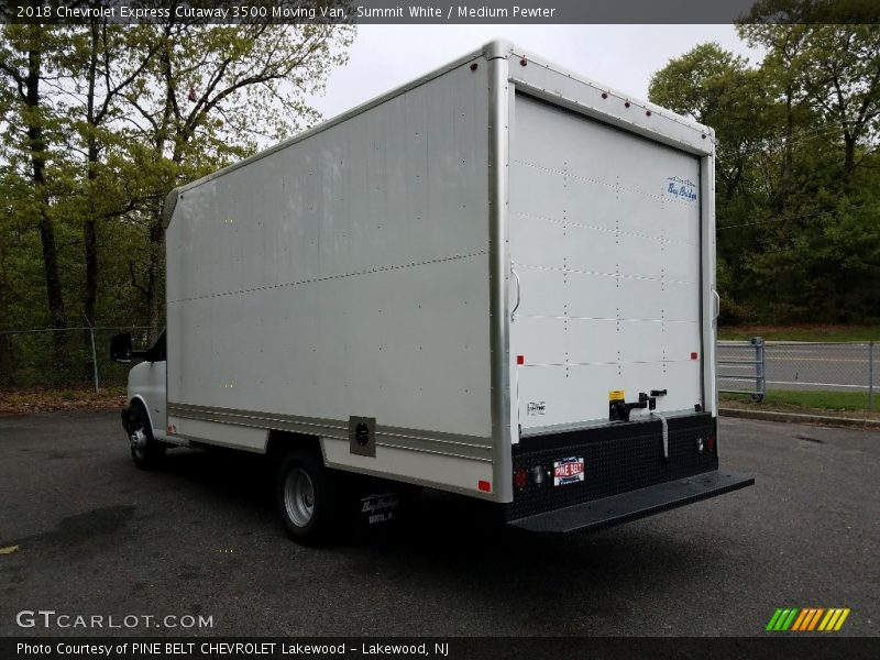 Summit White / Medium Pewter 2018 Chevrolet Express Cutaway 3500 Moving Van