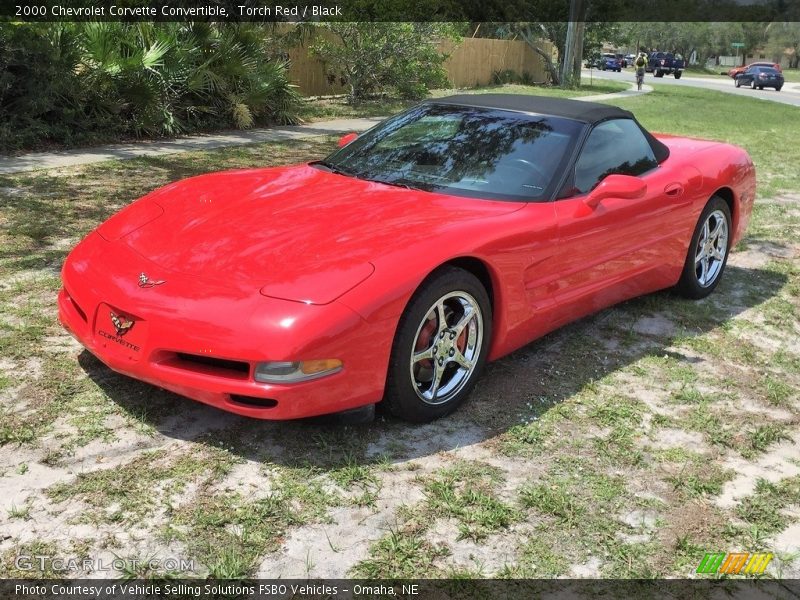 Torch Red / Black 2000 Chevrolet Corvette Convertible