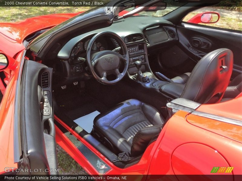 Torch Red / Black 2000 Chevrolet Corvette Convertible