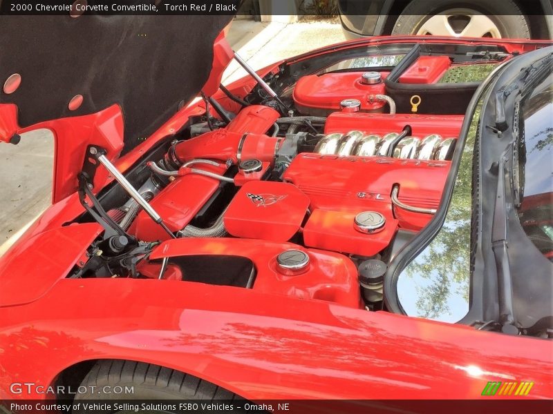 Torch Red / Black 2000 Chevrolet Corvette Convertible