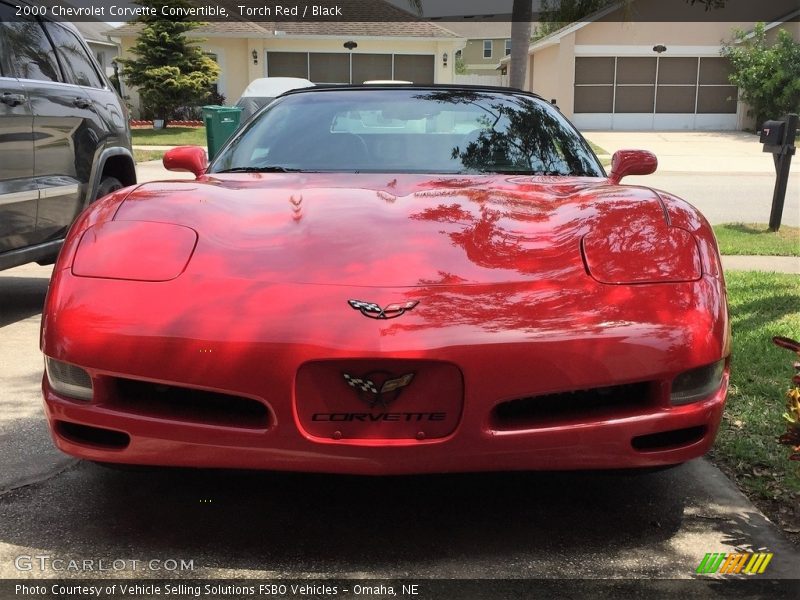 Torch Red / Black 2000 Chevrolet Corvette Convertible