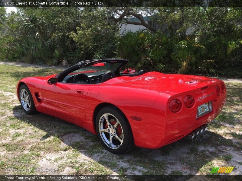 Torch Red / Black 2000 Chevrolet Corvette Convertible